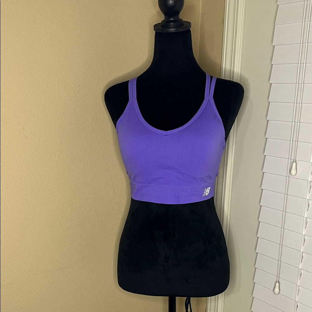 New Balance Vibrant Purple Sports Bra